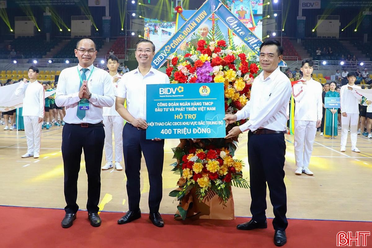 600 vận động viên tham gia hội thao BIDV khu vực Bắc Trung Bộ năm 2024