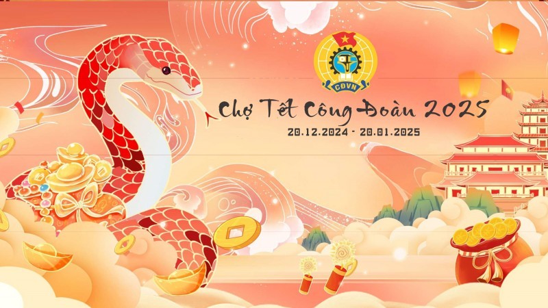 Chợ Tết Công đoàn trực tuyến - Mang Tết ấm tới người lao động